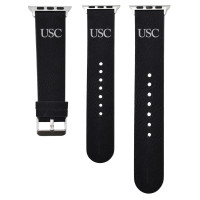USC Trojans Black Academic Velour Apple Watch Strap 38/40mm
